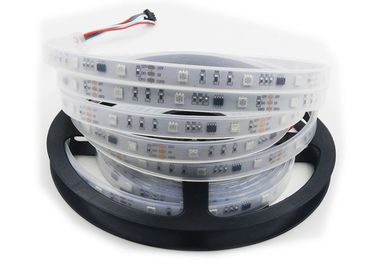 প্রোগ্রামেবল পূর্ণ রঙ ডিজিটাল LED স্ট্রিপ লাইট 12V 5 মিটার / রোল শক্তি সঞ্চয়