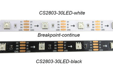 CS2803 ব্ল্যাক ডিজিটাল LED স্ট্রিপ লাইট লাইব্রেরি / হাসপাতালের জন্য কাস্টমাইজড দৈর্ঘ্য