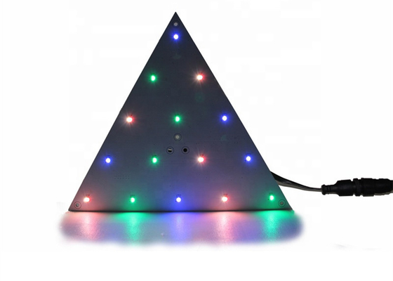 সজ্জার জন্য ত্রিভুজ প্যানেল LED পিক্সেল ল্যাম্প DMX512 SMD5050 RGB প্যানেল আলো