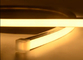 12 * 12 মিমি সিলিকন LED নিওন রোপ হালকা শীর্ষ বাঁক কালো সিলিকন পায়ের পাতার মোজাবিশেষ 12VDC CRI80 RGB 5 সেমি কাটা