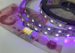 DJ ফ্লুরোসেন্স পার্টির জন্য 12V UV 395-405nm LED স্ট্রিপ ব্যাক লাইট 5050 SMD 60led/M UV Led টেপ ল্যাম্প