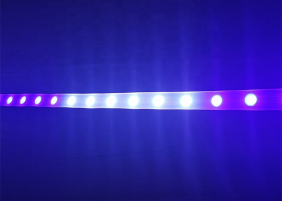 আউটডোর LED লিনিয়ার ওয়াল গ্রেজার লাইট 24W RGB 4 সাইড বাঁকা দেওয়ালের জন্য বাঁকানো যায়