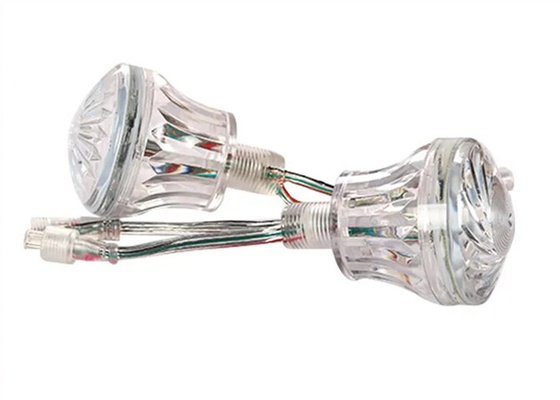 Cabochon LED 60mm 18 LED 24v Rgb Ws2811/Ucs1903 LED বিনোদন আলো পিক্সেল আলো