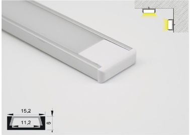 অ্যালুমিনিয়াম LED হাল্কা টাইলার প্রোফাইল 15 এক্স 6mm LED স্ট্রিপ লিনিয়ার লাইটিং জন্য