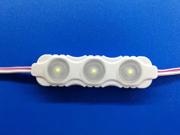 অ্যালুমিনিয়াম ইনজেকশন LED PCB মডিউল / 2835 লেন্স সঙ্গে 3 LED মডিউল 160 ডিগ্রী
