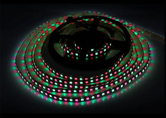 DC12V ডিজিটাল ডুয়াল সিগন্যাল লাইন IP20 WS2815 SMD5050 96 led/m l RGB IC অ্যাড্রেসযোগ্য LED স্ট্রিপ