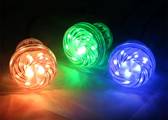 24v RGB WS2811/UCS1903 LED বিনোদন আলো পিক্সেল আলো Cabochon LED 60mm 18 LED