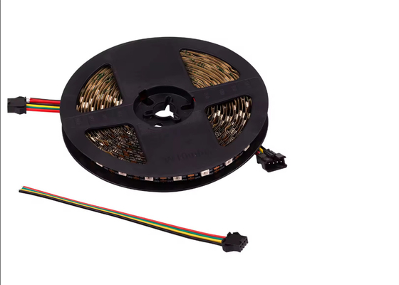 DC12V ডিজিটাল ডুয়াল সিগন্যাল লাইন LED স্ট্রিপ নমনীয় টেপ WS2815 SMD5050 IP20 60led 60Pixel RGB WS2815b IC