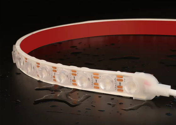 DC 24V 24W 1LED ওয়াটারপ্রুফ সফট স্ট্রিপ হোয়াইট লাইট LED লেন্স ওয়াল ওয়াশার
