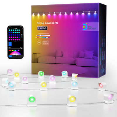 ক্রিসমাস সজ্জা জন্য ঠিকানাযোগ্য RGB IP68 জলরোধী LED Eave লাইট