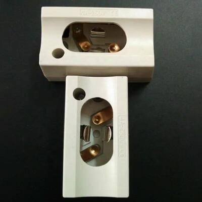 রৈখিক আলো S14s S14d বেস ফ্লুরোসেন্ট লাইন ল্যাম্প হোল্ডার ইনক্যান্ডেসেন্ট বাল্ব সকেট নেতৃত্বাধীন আলো