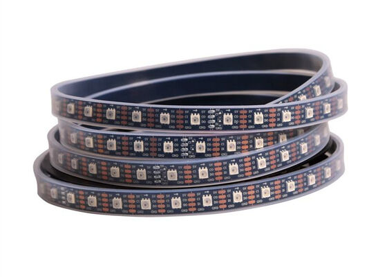 জলরোধী SK9822/APA102/APA102c RGB LED স্ট্রিপ বাল্ক 60LEDs/M অ্যাড্রেসযোগ্য স্মার্ট স্ট্রিপ লাইট ল্যান্ডস্কেপ DC5V